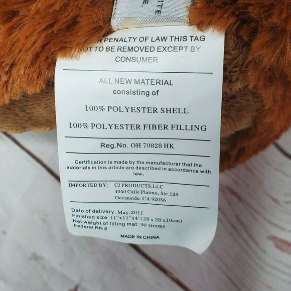 Authentic Pillow Pets Premium Light Brown Small - Picture 10 of 11